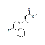 Methyl (R)-3-(4-Fluoro-1-naphthyl)butanoate