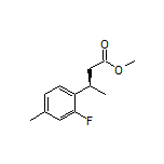 Methyl (R)-3-(2-Fluoro-4-methylphenyl)butanoate