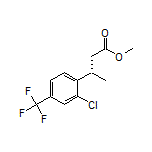 Methyl (S)-3-[2-Chloro-4-(trifluoromethyl)phenyl]butanoate