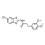 N-(6-Chloro-2-benzothiazolyl)-3-(3,4-dimethoxyphenyl)propanamide