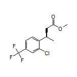 Methyl (R)-3-[2-Chloro-4-(trifluoromethyl)phenyl]butanoate