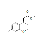 Methyl (R)-3-(2-Methoxy-4-methylphenyl)butanoate