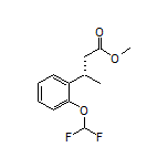 Methyl (S)-3-[2-(Difluoromethoxy)phenyl]butanoate