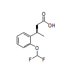 (R)-3-[2-(Difluoromethoxy)phenyl]butanoic Acid