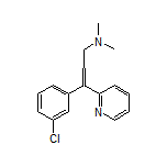 3-(3-Chlorophenyl)-N,N-dimethyl-3-(2-pyridyl)-2-propen-1-amine