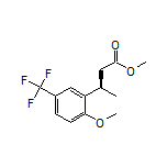 Methyl (R)-3-[2-Methoxy-5-(trifluoromethyl)phenyl]butanoate