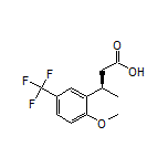 (R)-3-[2-Methoxy-5-(trifluoromethyl)phenyl]butanoic Acid