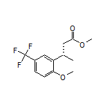 Methyl (S)-3-[2-Methoxy-5-(trifluoromethyl)phenyl]butanoate