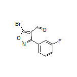 5-Bromo-3-(3-fluorophenyl)isoxazole-4-carbaldehyde