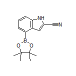 2-Cyano-1H-indole-4-boronic Acid Pinacol Ester