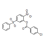 2-Nitro-5-(phenylsulfonyl)phenyl 4-Chlorobenzoate