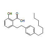 2-(4-Heptylphenethyl)-6-hydroxybenzoic Acid