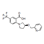 (S)-2-[3-(Pyridin-2-ylmethoxy)-1-pyrrolidinyl]-5-(trifluoromethyl)benzoic Acid