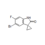 5’-Bromo-6’-fluorospiro[cyclopropane-1,3’-indolin]-2’-one