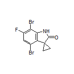 4’,7’-Dibromo-6’-fluorospiro[cyclopropane-1,3’-indolin]-2’-one