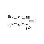 6’-Bromo-5’-chlorospiro[cyclopropane-1,3’-indolin]-2’-one