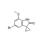 5’-Bromo-7’-methoxyspiro[cyclopropane-1,3’-indolin]-2’-one