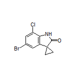 5’-Bromo-7’-chlorospiro[cyclopropane-1,3’-indolin]-2’-one