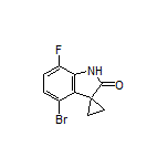 4’-Bromo-7’-fluorospiro[cyclopropane-1,3’-indolin]-2’-one