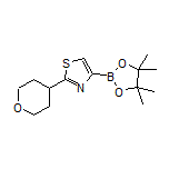 2-(Tetrahydro-2H-pyran-4-yl)thiazole-4-boronic Acid Pinacol Ester