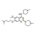 7-[3-(Dimethylamino)propoxy]-6-methoxy-2-(4-methyl-1,4-diazepan-1-yl)-N-(1-methyl-4-piperidyl)quinazolin-4-amine