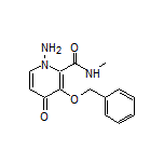 1-Amino-3-(benzyloxy)-N-methyl-4-oxo-1,4-dihydropyridine-2-carboxamide