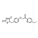 5-[4-[2-(5-Ethyl-2-pyridyl)-2-oxoethoxy]benzyl]thiazolidine-2,4-dione