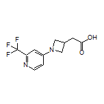 2-[1-[2-(Trifluoromethyl)-4-pyridyl]azetidin-3-yl]acetic Acid