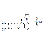 2-(3,4-Dichlorophenyl)-N-methyl-N-[(1R,2R)-2-(1-pyrrolidinyl)cyclohexyl]acetamide Methanesulfonate