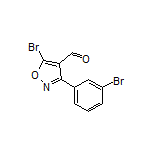 5-Bromo-3-(3-bromophenyl)isoxazole-4-carbaldehyde