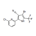 4-Bromo-2-(6-chloropyridin-2-yl)-5-(trifluoromethyl)-1H-pyrrole-3-carbonitrile