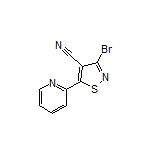 3-Bromo-5-(2-pyridyl)isothiazole-4-carbonitrile