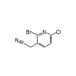 2-(2-Bromo-6-chloro-3-pyridyl)acetonitrile