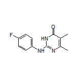 2-[(4-Fluorophenyl)amino]-5,6-dimethylpyrimidin-4(3H)-one