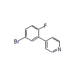 4-(5-Bromo-2-fluorophenyl)pyridine