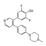 2,6-Difluoro-4-[4-[4-(4-methyl-1-piperazinyl)phenyl]-3-pyridyl]phenol