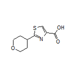 2-(Tetrahydro-2H-pyran-4-yl)thiazole-4-carboxylic Acid