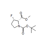 Methyl (2S,3S)-1-Boc-3-fluoropyrrolidine-2-carboxylate