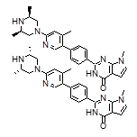 2-[4-[6-(cis-3,5-Dimethyl-1-piperazinyl)-4-methyl-3-pyridyl]phenyl]-7-methyl-3H-pyrrolo[2,3-d]pyrimidin-4(7H)-one