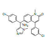 (R)-6-[Amino(4-chlorophenyl)(1-methyl-5-imidazolyl)methyl]-4-(3-chlorophenyl)-1-methylquinolin-2(1H)-one