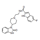 5-Fluoro-N-[2-[4-(2-oxo-2,3-dihydro-1-benzimidazolyl)-1-piperidyl]ethyl]indole-2-carboxamide