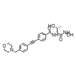 N-[(2S,3R)-3-Hydroxy-1-(hydroxyamino)-1-oxo-2-butyl]-4-[[4-(morpholinomethyl)phenyl]ethynyl]benzamide