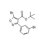 tert-Butyl 5-Bromo-3-(3-bromophenyl)isoxazole-4-carboxylate