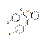 (E)-4-[2-(4-Methoxyphenylsulfonamido)styryl]pyridine 1-Oxide