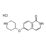 6-(Piperidin-4-yloxy)isoquinolin-1(2H)-one Hydrochloride