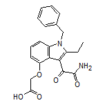 2-[[3-(2-Amino-2-oxoacetyl)-1-benzyl-2-ethyl-4-indolyl]oxy]acetic Acid