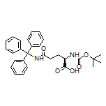(R)-2-(Boc-amino)-5-oxo-5-(tritylamino)pentanoic Acid