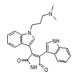 3-[1-[3-(Dimethylamino)propyl]-3-indolyl]-4-(3-indolyl)pyrrole-2,5-dione