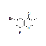 6-Bromo-4-chloro-8-fluoro-3-methylquinoline