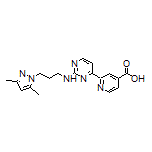 2-[2-[[3-(3,5-Dimethyl-1-pyrazolyl)propyl]amino]-4-pyrimidinyl]isonicotinic Acid